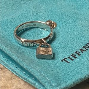 Vintage Tiffany & Co ring with lock